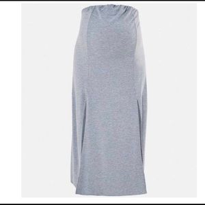 Light grey maxi skirt
